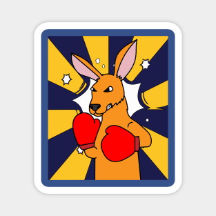 Boxing Glove Boxing Kangaroo Fighting Magnet