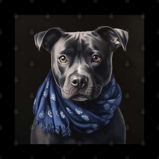 Blue Nose Staffy by Enchanted Reverie