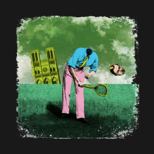 OBADIAH MUFTIFUMBLE - Delightful illustration of everyone's favourite headless tennis player ... OBADIAH MUFTIFUMBLE! T-Shirt