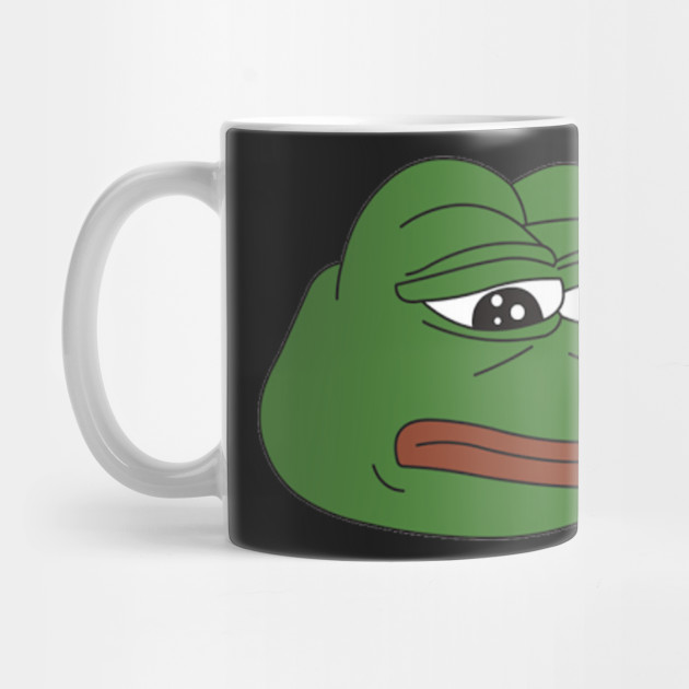 Sad Pepe Pepe Mug Teepublic