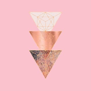 Blush and Copper Geo T-Shirt