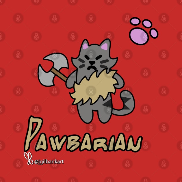 Pawbarian by jgilbankart