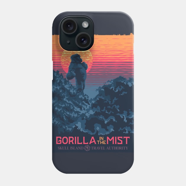 Gorilla in the Mist Phone Case by DCLawrenceUK