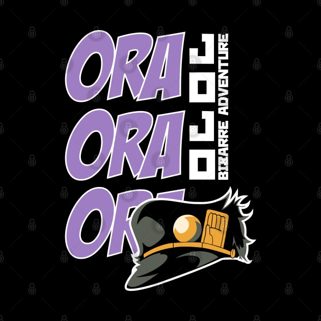 ORA ORA ORA JJBA Anime Fanart by Planet of Tees