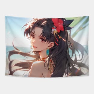 ishtar in beach Tapestry