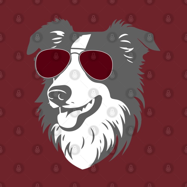 Collie Dog, Collie, Reville, Collie Mom, Maroon and White, Texas by TheShirtGypsy