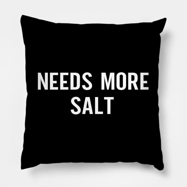 Needs More Salt Pillow by Success shopping