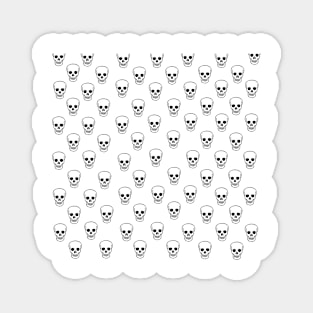 Skull Pattern Magnet