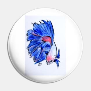 Art Doodle No. 33 Betta Fish Pin