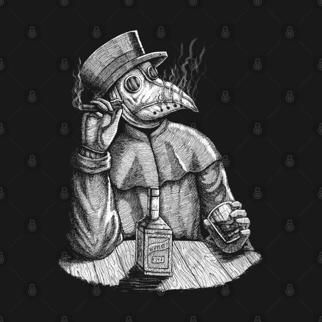 Relaxed Plague Doctor by grimsoulart