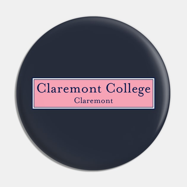 Claremont College Pin by bestStickers