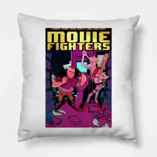 Movie Fighters poster by Erica Henderson Pillow