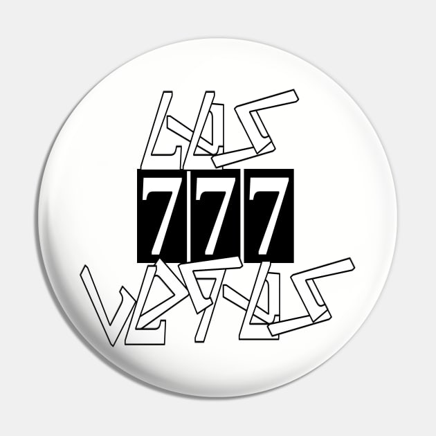 Las Vegas - Lucky 7's Pin by Art_Is_Subjective