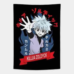 Killua anime boy Fanart Tapestry