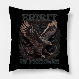 Spirit of Freedom - Majestic Golden Eagle Pillow