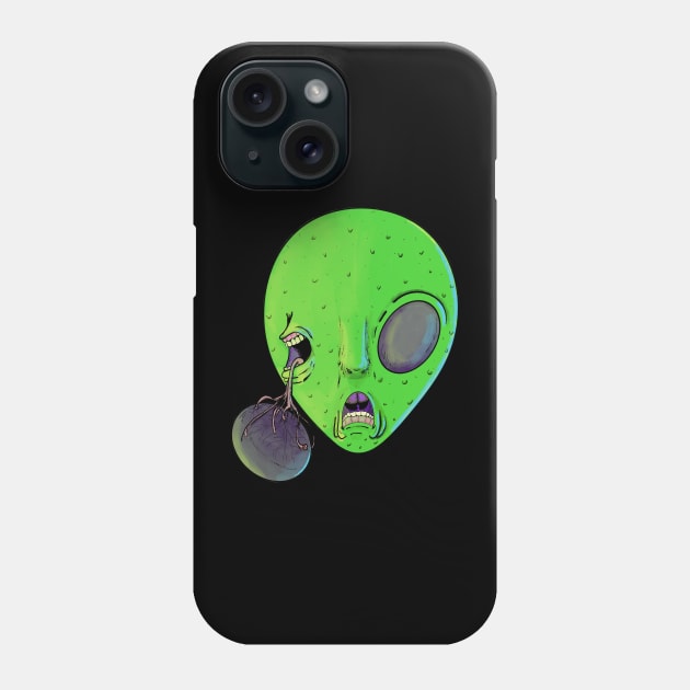 Trippy Alien Eye Phone Case by Stick em Up