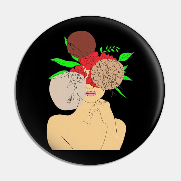 The Flower Woman Pin by Melisa99