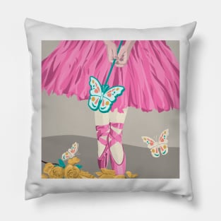 Butterfly Ballerina Pillow