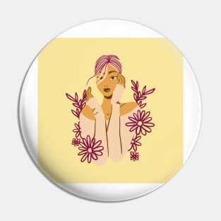 Flower Girl 1 Fall Pin