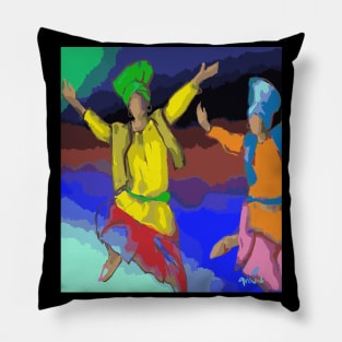 Bhangra poster Pillow