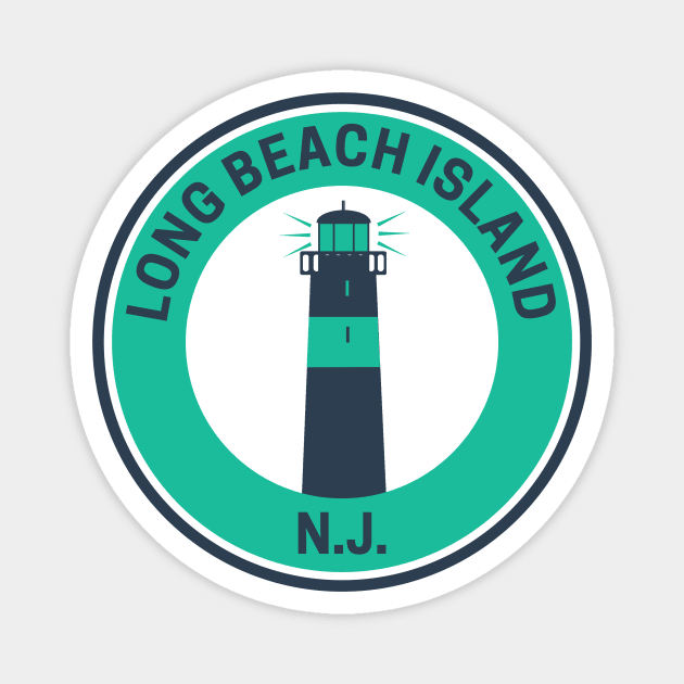 Long Beach Island New Jersey Magnet by fearcity
