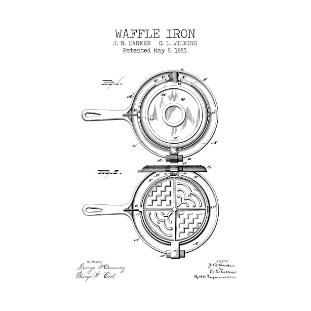 WAFFLE IRON patent by Dennson Creative