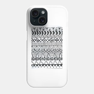 Second Black Line Doodle Pattern Phone Case