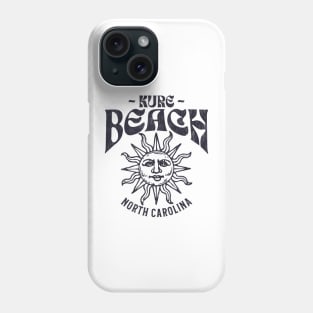 Kure Beach, NC Summertime Vacationing Watchful Sun Phone Case