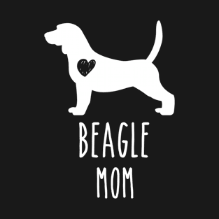 Beagle Mom Gift For Owner Dog On Mother's Day T-Shirt