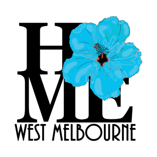 HOME West Melbourne Blue Hibiscus T-Shirt