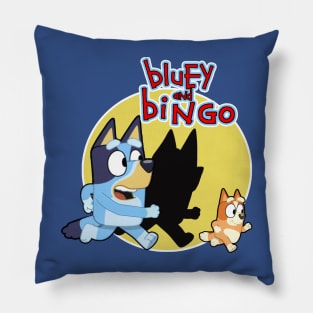 bluey dad chase bingo Pillow