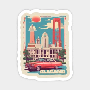 Vintage Alabama Magnet