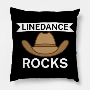 Linedance rocks Pillow