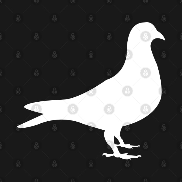 Pigeon Silhouette by KC Happy Shop