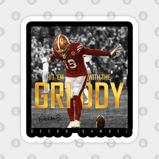 Deebo Samuel Griddy Magnet by Juantamad