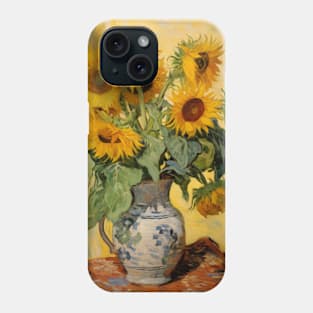 Yellow Sunflowers Vintage Flowers Phone Case