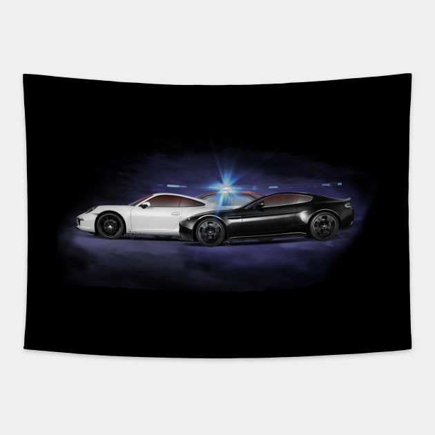 Need for Speed Race Tapestry by Markusian