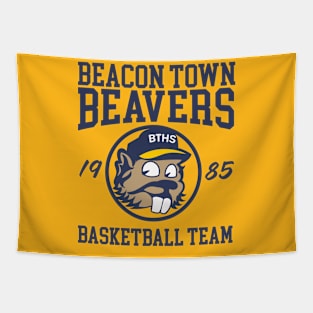 Beacon Town Beavers Basketball Team Tapestry