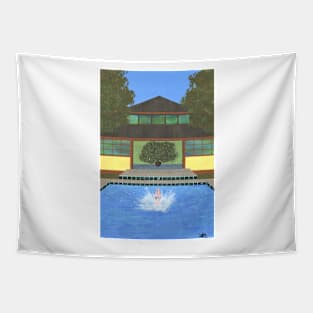 Splash! Tropical Villa Tapestry