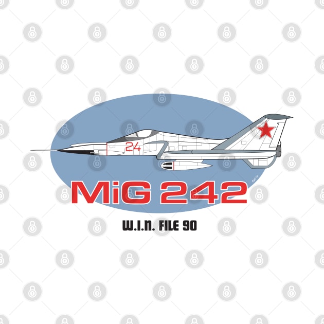 MiG-242 from 'Joe 90' by RichardFarrell