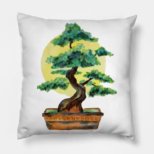 Bonsai Tree Sunshine Pillow