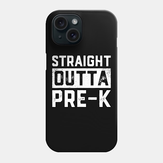 Straight Outta Prek Tshirt Funny Graduation Gift Kids Phone Case by marjaalvaro