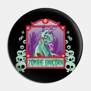 Zombie Unicorn Pin