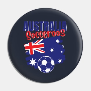 Australia socceroos Green and Gold Army Pin