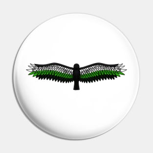 Fly With Pride, Raven Series - Neutrois Pin