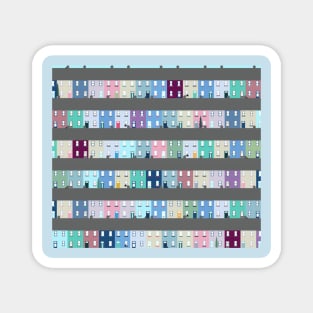 Houses Pattern Magnet