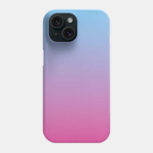 Blue Lavender Pink Ombre Fade Sunset Gradient Phone Case by squeakyricardo