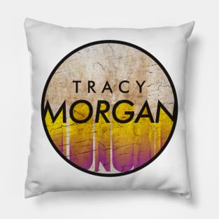 Tracy Morgan - VINTAGE YELLOW CIRCLE Pillow