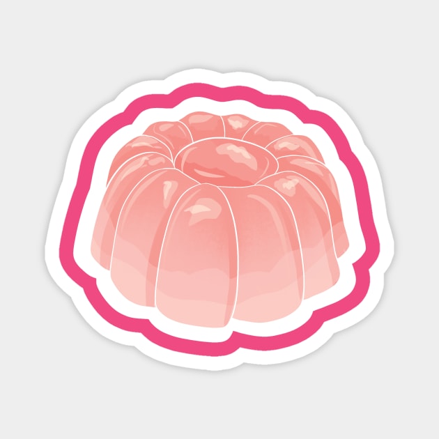 Pink Jelly Magnet by Super Weebio Bros.