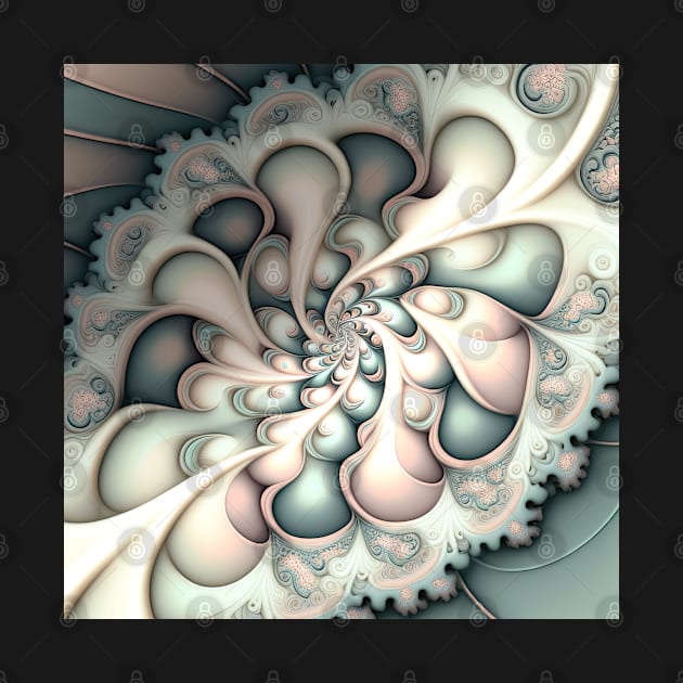 A Fractal Pattern of Subtle Pastel Colors by daniel4510